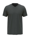 T-shirt Meski V-neck Klasyczny S270 - Slate Grey (Solid)