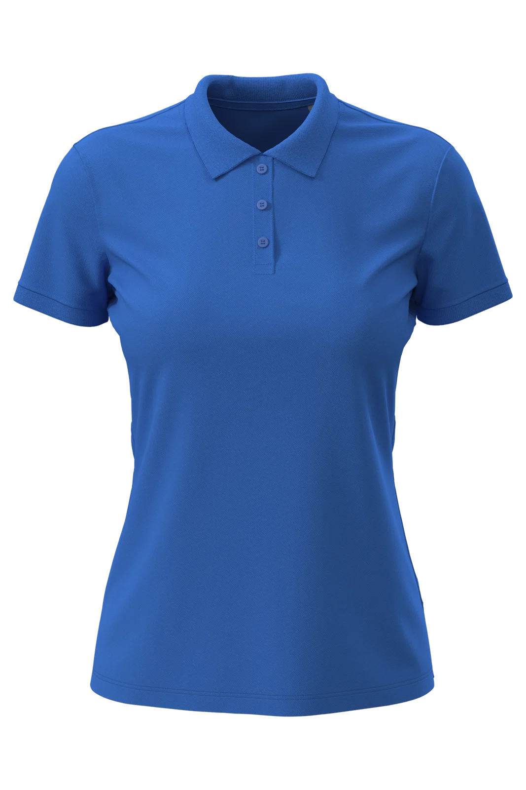 Koszulka Polo Damska Dopasowana S9160 - Bright Royal