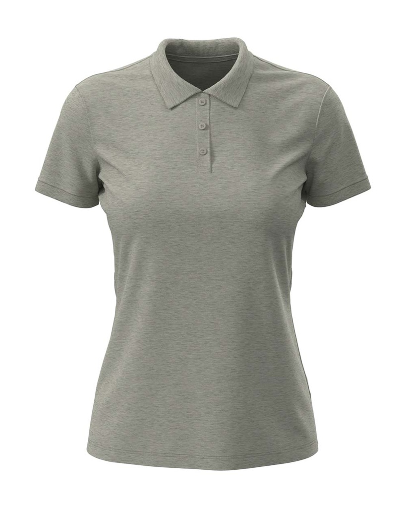 Damska koszulka polo S9160 - Grey Heather