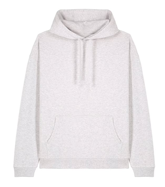 Oversize bluza z kapturem STSU209 - Cool Heather Grey