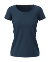 Koszulka Damska Slim Fit S9700 - Navy Blue
