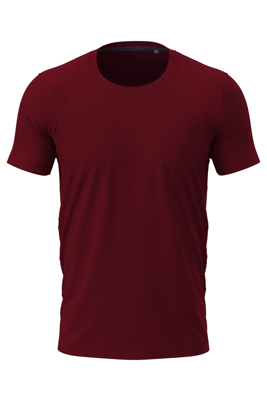 Koszulka Meska Slim Bawelniana S9600 - Bordeaux