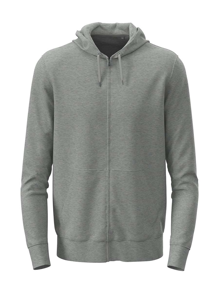 Bluza dresowa z kapturem z zamkiem ST4500 - Grey Heather