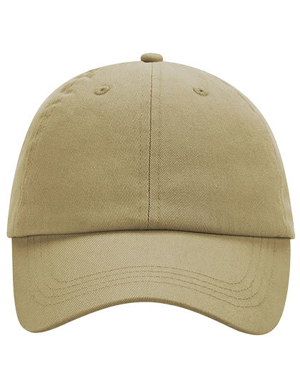 Czapka 6-panelowa Bawełna Chino Niski Profil CB653 - Desert Sand