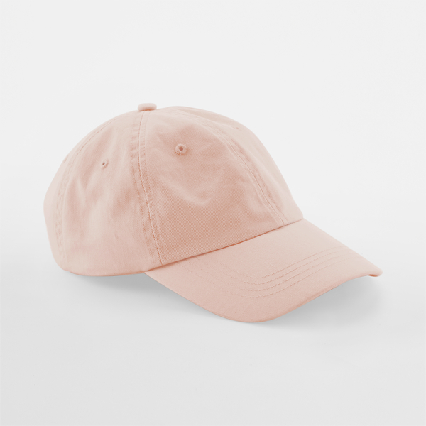 Czapka 6-panelowa Bawelna Chino Niski Profil CB653 - Peach