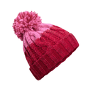 Czapka Dzianinowa Dwukolorowa z Pomponem CB437 - Classic Red & True Pink