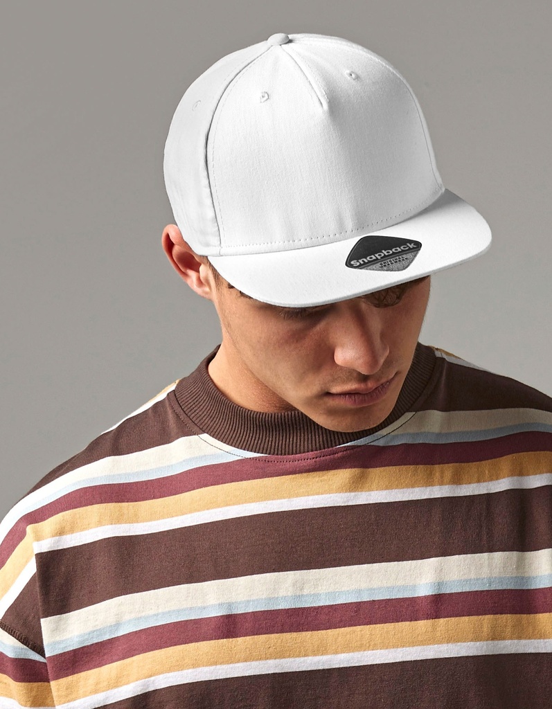 Czapka Snapback 5-Panelowa Bawelniana CB610 - Olive Green