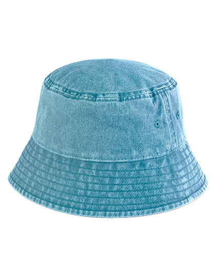 Kapelusz Bucket Denim Vintage CB688 - Vintage Light Denim