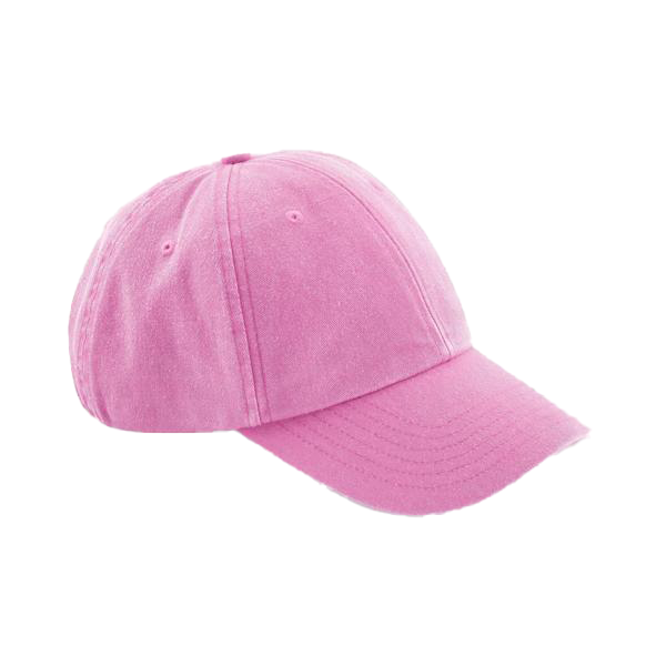 Czapka z niskim profilem CB655 - Vintage True Pink
