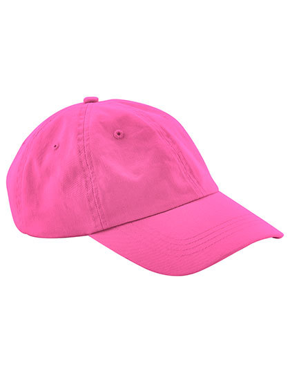 Czapka 6-panelowa Bawelna Chino Niski Profil CB653 - True Pink