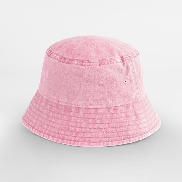 Dziecięcy kapelusz bucket CB688B - Vintage Dusky Pink