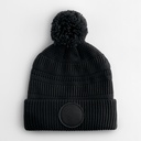 Czapka Beanie z Pomponem z Recyklingu CB530R - Black
