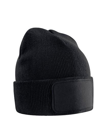 Czapka Beanie Dziecięca Poliester z Recyklingu CB445B - Black