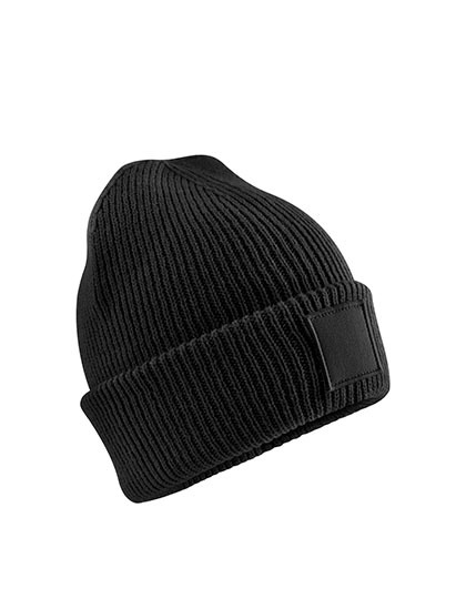 Czapka Dziecięca Beanie Bawełniana Z Uszami CB340A - Black