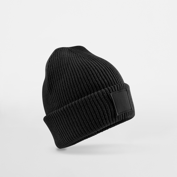 Czapka Dziecieca Beanie Bawelniana Z Uszami CB340A - Black