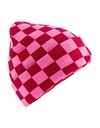 Stylowa czapka beanie CB531 - Classic Red & True Pink