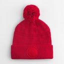Czapka Beanie z Pomponem z Recyklingu CB530R - Classic Red
