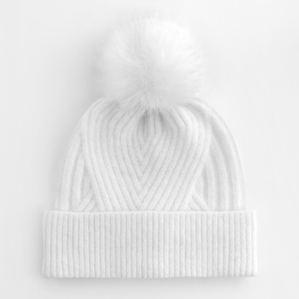 Czapka beanie CB529 - White