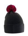 Dziecieca czapka beanie CB443B - Black & Classic Red