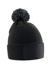 Dziecieca czapka beanie CB443B - Black & Graphite Grey