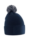 Dziecieca czapka beanie CB443B - French Navy & Light Grey