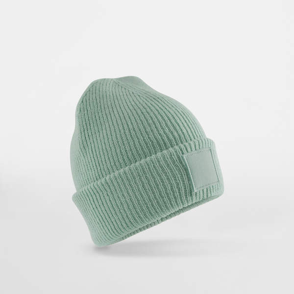 Czapka Dziecieca Beanie Bawelniana Z Uszami CB340A - Dusty Green