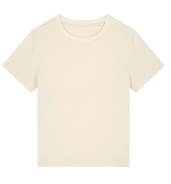 Damski ikoniczny t-shirt STTW172 - Natural Raw