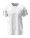 Koszulka Klasyczna Bawelniana S185 - White