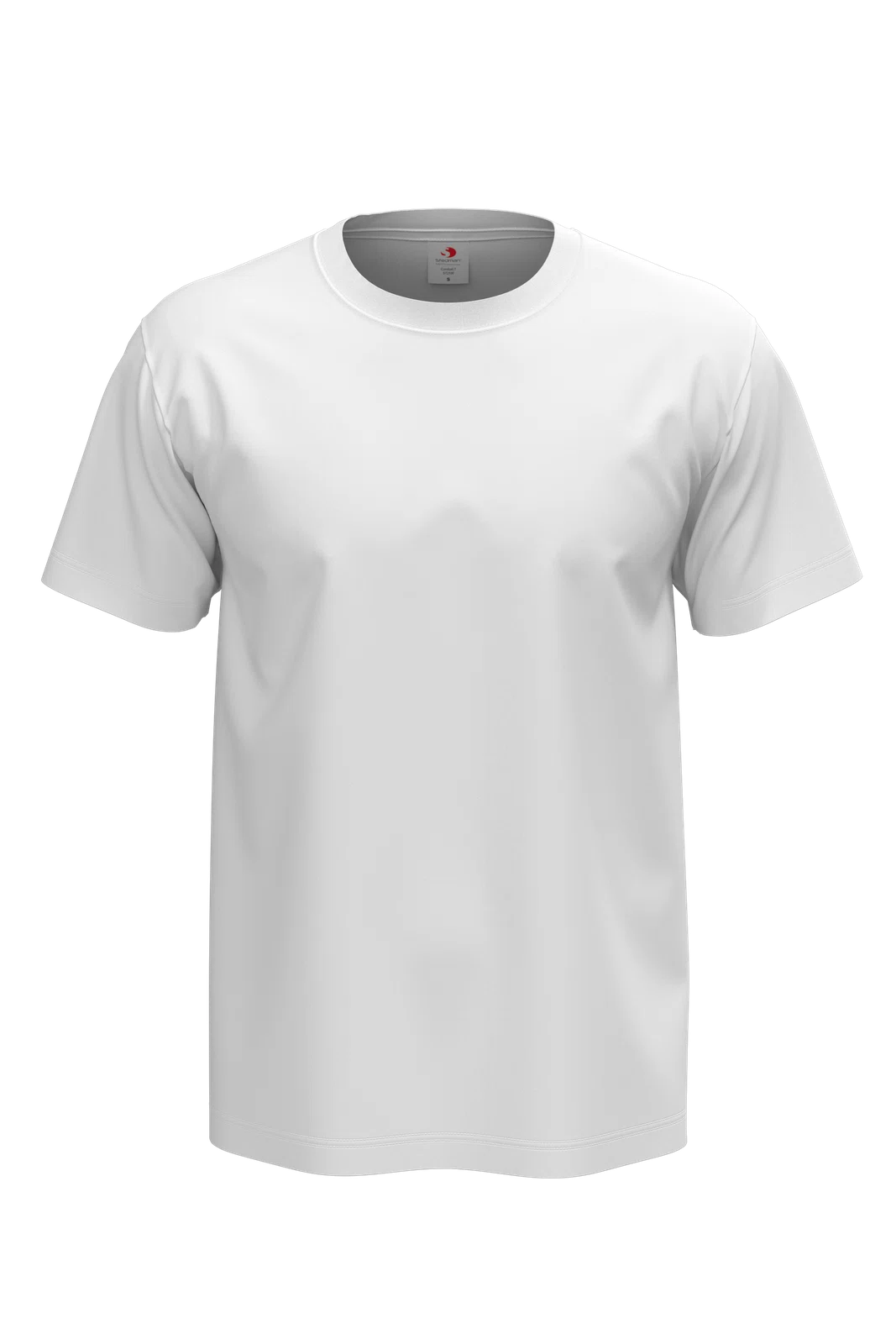 Koszulka Klasyczna Bawelniana S185 - White
