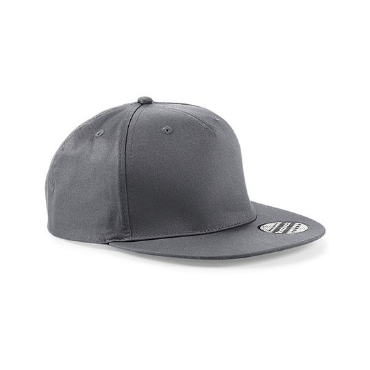 Czapka Snapback 5-Panelowa Bawelniana CB610 - Graphite Grey
