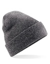 Czapka Dzianinowa z Wywinięciem Akryl Soft-Touch CB45 - Antique Grey