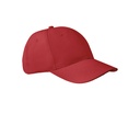 Czapka 6-panelowa Bawelniana LC04096 - Bright Red