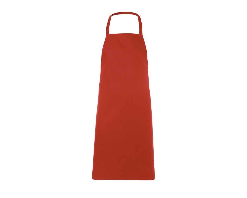 Fartuch Prosty Bawelniany L04094 - Bright Red
