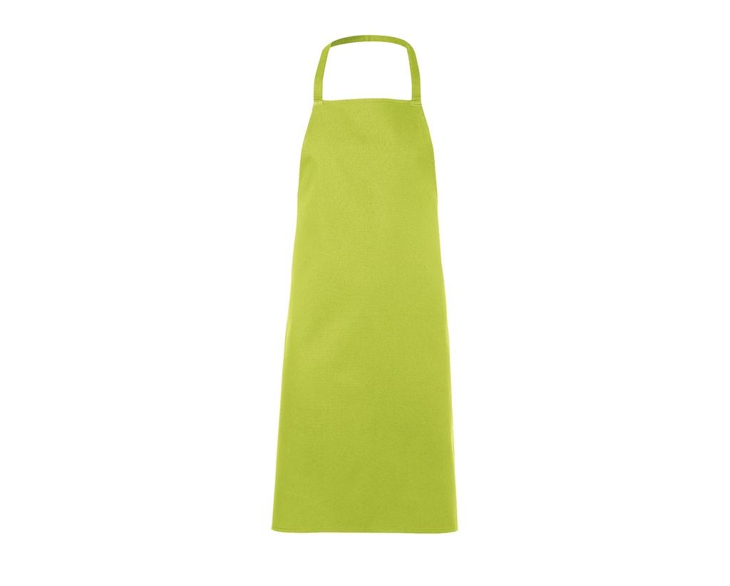 Fartuch Prosty Bawelniany L04094 - Yellow Green