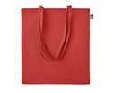 Torba Bawelniana Organiczna Dlugie Uchwyty LB04091 - Red