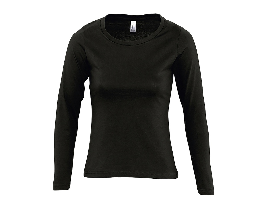 Damska koszulka z dlugim rekawem SO11425 - Deep Black