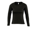 Damska koszulka z długim rękawem SO11425 - Deep Black