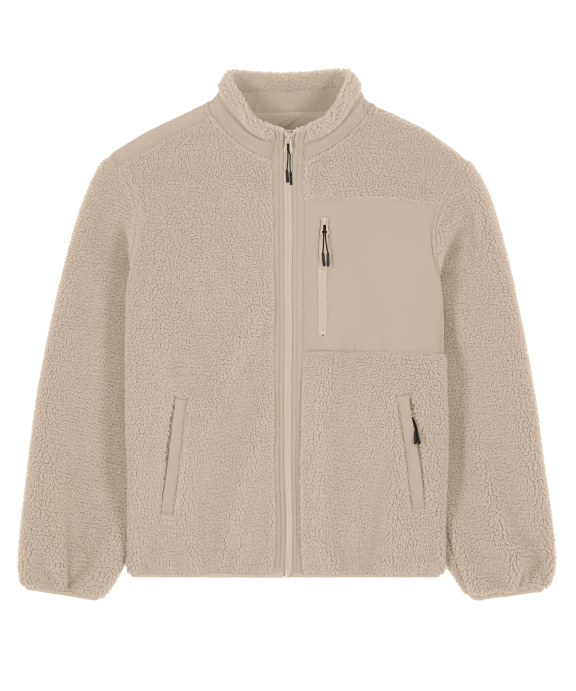 Brooker uniseksowa kurtka sherpa STJU248 - Desert Dust