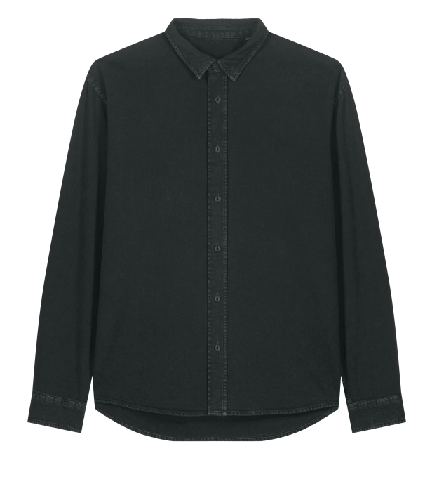 Koszula Worker STWU975 - G. Dyed Black Rock