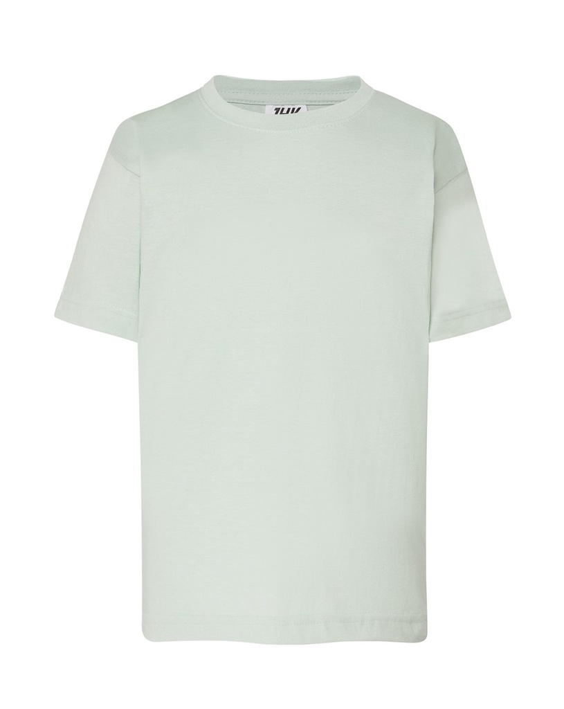 T-Shirt Dziecięcy Klasyczny Bawełniany JHK150K - Ice Blue