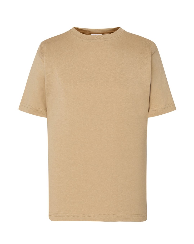 T-Shirt Dziecięcy Klasyczny Bawełniany JHK150K - Army