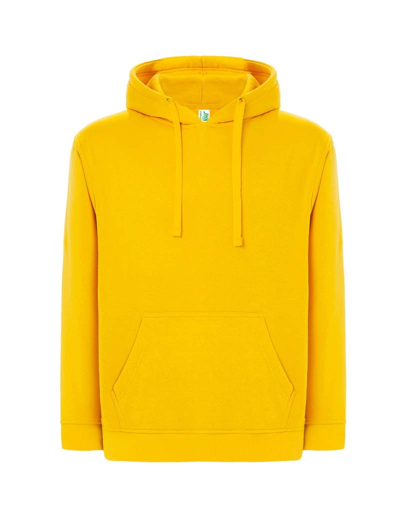 Bluza z kapturem i kieszenią kangurką JHK421 - Gold Fluor