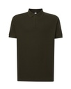 Koszulka Polo Klasyczna Bawelniana Pika JHK510 - Forest Green