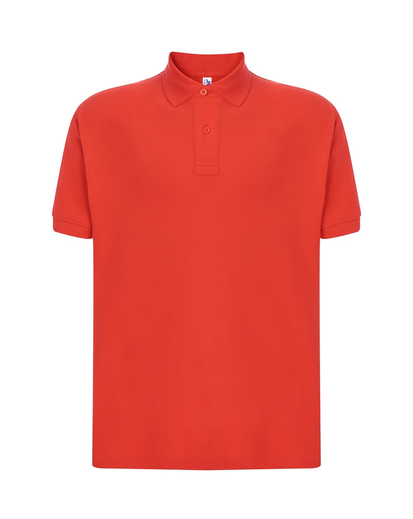 Koszulka Polo Klasyczna Bawelniana Pika JHK510 - Warm Red