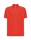 Koszulka Polo Klasyczna Bawelniana Pika JHK510 - Warm Red