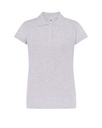 Koszulka Polo Damska Slim Bawelniana Pique JHK511 - Ash Melange