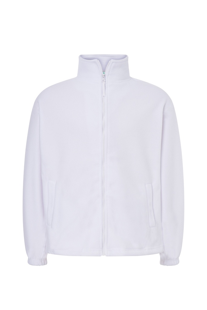 Męska Bluza Klasyczna Polarowa JHK800 - White