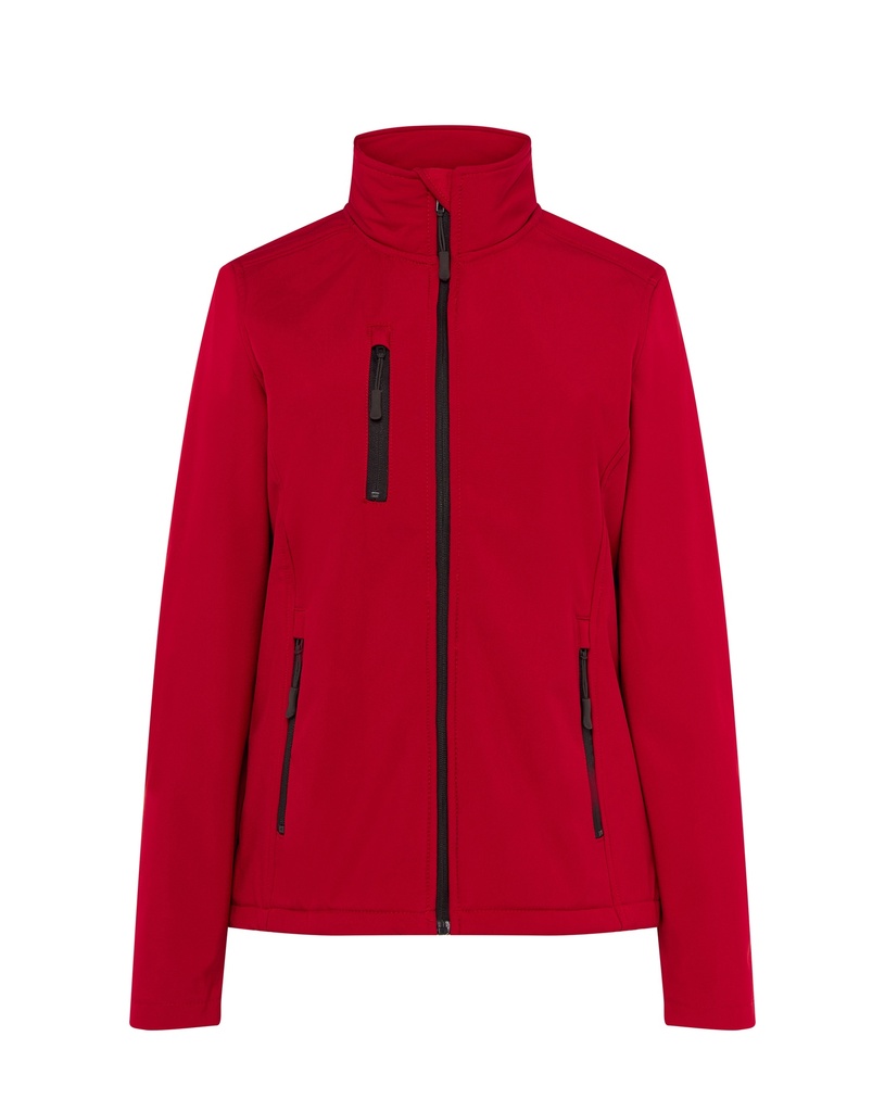 Kurtka damska softshell JHK832 - Red