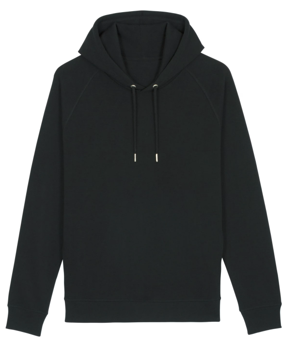 Unisexowa bluza z kapturem i kieszeniami po bokach STSU824 - Black