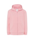 Bluza z kapturem dziecięca na zamek JHK425 - Pink
